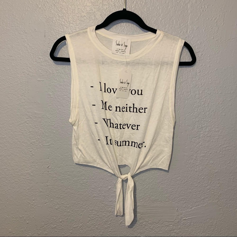 Sadie & Sage Graphic Tank Top